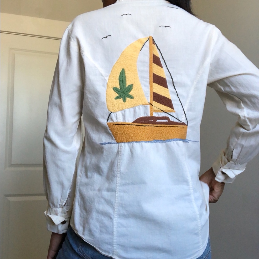 VTG Embroidered Top